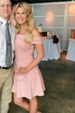 I'm 5'4" 130 ish pounds and wore a small and fit just as I wanted it to! Got so many compliments on it at the wedding I wore it to. - Dara H.