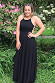 This dress is absolutely stunning. Very easy to figure out the straps and looks amazing on. Even looks good on curvier women like me! 11/10. Love, Love, Love! - Bri R.