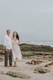 The dress was perfect for my husband and I's vow renewal in Costa Rica last Thursday. I was originally planning on a full length skirt, but upon thinking of the humidity and the ocean/sand, I realized my idea wasn't right. On a whim, I checked your site, and there it was! Perfect length. Not too long, not too short. I was able to maneuver around the sand barefoot, and even splash around in the water, only getting the tips wet. I received a sneak peak from my photographer, and it looks just beautiful. I'm curvier than I like at the moment, but the dress fit like a dream, and I felt sexy in it without it being too revealing. My husband loved it, too. Very happy with my last minute decision to change my outfit! - Krystina T.