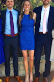 Dress fit perfectly! Loved the overall look and way the bottom of the dress laid. Great for a spring wedding! Wasn't too short either which I was happy about with being tall. - Bryn S.