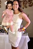 I wore this dress to my bridal shower. I received so many compliments. It was comfortable and sexy! - Carisa H.