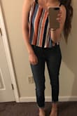 Super cute! Not to cropped and works for girls with bigger chests. - Carlena C.