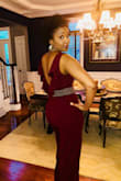 I received so many compliments on this outfit! I felt fabulous! The only problem is the hem is a little cheaply done, but the overall look is still smashing! - LaBrena S.