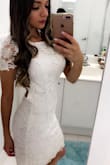 I got size XS and it was perfect, it fits true to size. Love it! - STEPHANIE M.