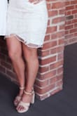 I have high arches and heels can be a struggle, but these were great! They didn't get un-comfortable for my graduation day. True to size. - Katy C.