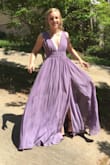 I wore this dress for my prom! I thought because I have a small cup size it would look funny but I've never felt so confident and elegant! Everyone loved my dress and I got many compliments. BUY THIS DRESS! :) - Camille P.