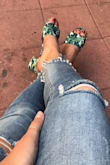 I'm obsessed with these shoes!! I got them on a whim one day, and haven't looked back. Fit is true to size, and they are comfortable. I live in NYC and walk all the time but haven't had a problem. Great for a day out, or for an evening. Plus I get lots of compliments on them. - Steph K.