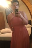 I love the fabric and flow of this dress! The top is a bit loose on me but the dress overall fits really well. - Melissa R.