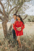 I chose this dress for an outfit option for my anniversary pictures. I love it! The sleeves are my favorite! It is so cute and can be worn for many occasions! - Hosanna C.