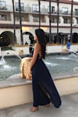 I love this dress. Material of this dress is so light. Length of the dress is perfect for my height. It's perfect for any occasions! - Yukina H.