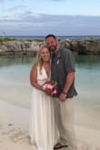 I was having a very small, non traditional wedding ceremony on the beach in Mexico and this dress was perfect for it. It was light enough for 80+ degree temps, was long but not so long that I couldn't go barefoot (I just had to hold it up while I was walking) and because I am small chested no bra was needed just some silicon sticky nipple covers. I used a hand held steamer to smooth out the layers and it worked perfect. For the price you can't beat it. So many compliments! - Shannon N.