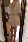 I bought this for a friend's wedding & I am IN LOVE. It makes me feel like a fairy princess! So girly, flattering and flowy and the blush/nude color looks amazing with my skin tone! Also, VERY easy to pair with fun shoes. - Rachel K.