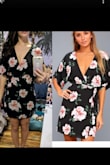 Definitely a cute dress just a little shorter than expected. Wanted to wear it work but I'll have to be a going out dress. The material is nice and thick - Deven H.
