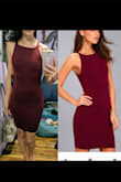 This is the perfect everyday dress. Can dress it up or down depending on your occasion. I've paired it with heels, boots and converses.
The material is soft as well we thick. - Deven H.