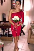 Just perfect! Length, material, fit and color were exactly what I expected! Although it's a very simple dress, with the right shoes and accessories - will definitely impress. - Jenny P.