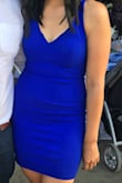 This dress was absolutely stunning, the color, fit, and material are very flattering. - Angelina G.