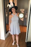 The first one had a few defects but Lulus handled it perfectly! They replaced the dress and shipped overnight to make sure I got it in time. I ordered a small and I love this dress! - Melissa H.