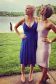 Loved this dress! Attended a wedding on a lake, and received so many compliments. You'll need help tying up the back, but I felt secure and in place all night. This dress made me feel super sexy. - Lindsey F.
