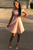 My daughter loved the dress for her eighth grade dance. Nice dress for the price good quality!! - Tanisha W.