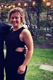 I got so many compliments on this dress when I wore it to a formal charity gala a few weeks ago. The cutouts add just the right amount of appeal while still maintaining a formal/classy look. I am 5' 3" and wore tall heels (4.5"), and it still did just graze the floor. Overall was nearly the perfect length, but I was mindful of it throughout the night and when dancing. - Amanda D.
