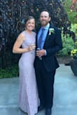 I absolutely loved this dress! I wore it to my sister's wedding and It fit perfectly, the color was also beautiful and I got so many compliments!
The length is a little long but nothing a taller heel couldn't fix! Would recommend to anyone! - Chelsea B.