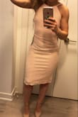 The dress looks like the picture, great quality, fits perfect, I am very happy with my purchase :) - Cecile D.