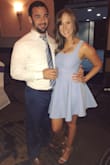 I wore this dress to a wedding, and it was perfect! The material is a little heavier, but I don't mind that. I know it's not cheap! - Michelle F.