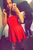 This dress fits really well and it's the perfect length. Never disappointed. - Astrid R.