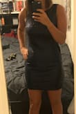 I love the dress... it's super cute (Especially the back)!! But unfortunately it was just a LITTLE BIT too big so instead of hugging my body, it just sort of hangs.  I probably could have still worn it but I just didn't feel like it complimented my figure with how it was.  I'm always between a small and a medium in Lulus dresses so I have to gamble on which size to order. So if your like me and between sizes, I recommend sizing DOWN.   However, I don't have much of a butt... so I bet that would have helped fill out the dress tremendously and I would have been okay. - Autumn P.