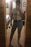 Love this shorts. It's different than usual denim shorts so it catches attention. It does stretch a little after first wearing so if you don't like that you might want to size down otherwise it fits try to size. - Sara P.