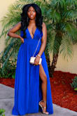 Absolutely love this blue gown! Ordered it on a Wednesday just 10 days before my friends wedding, I received it 2 days later! The fit was perfect (make sure to measure bust, waist, & hips and follow size chart). This dress is very comfortable and flattering, the fabric is breathable (it was 85°F the day of the wedding!), and the color is stunning! I received so many compliments. Would definitely recommend! - Jennifer M.