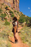 This skirt looks exactly like the pictures! It is a soft velvety leather which makes it super comfortable! The wrap around makes the sizing adjustable, but it fit perfectly for me, I ordered an xs. It's super cute, I paired it with a crochet crop top for a quick chic look:) It was so comfortable I even wore it out on a hike! - Tyema W.