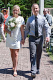 Used this dress as my casual wedding dress and It was beyond perfect. The material is a little bit thicker with a stretch so no wrinkles or bumps, perfect length above the knee. I'd buy this in every color! - Victoria F.