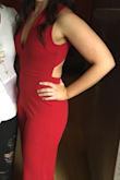 I absolutely loved this! With wedges it was the perfect length and it was stretchy enough to dance all night in. I wore it for a bachelorette party and I received tons of compliments. I felt very confident in it and it flattered my pear shaped body well! Highly recommend for your closet! - Jacie M.
