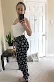I was unsure how these pants would look an me since I am only 5 ft 1 and have a larger booty for my frame but they are AMAZING. They are super flattering and definitely highlight your curves. They are also really comfy which is a major plus! My only regret is getting a medium, I think my regular size Small would have fit fine as medium is a little loose. - Jamie G.