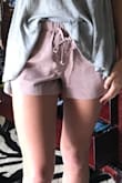 These shorts are very comfortable and the material is super nice! - Emma R.
