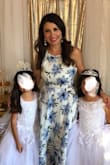 I wore this to my goddaughter's 1st Comunión. It's classy and very well made. Runs true to size, I'm 5.4" and bought a M. - Patricia V.