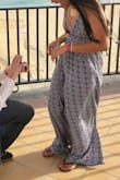 Pros: Love, love, love this dress!!! I had it altered cause the only size available was a large. But it fit well on my waist. So that may be an indicator that it may run small for others. Also, the length is perfect for my 5'3'' height.

Cons: washed my dress and one of the tassel strap snapped off. READ THE WASHING INSTRUCTIONS! It's an easy fix but I was upset that the strap tore. 

Will be strutting in this dress again over the summer! - Melissa G.