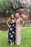 This is the perfect dress for attending an outside wedding, or any wedding for that matter. Every time the wind blew the high to low dress flowed and I felt like a goddess. I would highly recommend this dress for the perfect evening of comfort and dancing all night. - Nicole P.