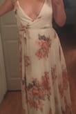 It's a gorgeous dress, but as with my relationship with most designers it was too small. Broad shoulders, big rib cage I couldn't get the snap to even snap in the front. Wish they had larger size. Would keep if I could wear without flashing everyone. - Morgan P.