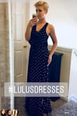 This dress looks great with no bra if you have smaller chest. It's flowy and casual/dressy. - Heather D.
