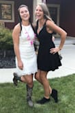I love this dress! I normally wear a size small, and I'm glad I got a medium! Fits perfectly! Wore to my bachelorette party and it was perfect! - Ashtin P.