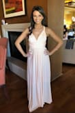 There were a few bridesmaid requirements for my brother's wedding, and this dress was perfect - it fit properly, was comfortable, easy to dance in, and the best part is that you can tie it in 8 different ways. My only qualm is that one of the requirements for the dress, was the color blush - while I ordered the dress in blush, it really is peach. Take note! But otherwise, it couldn't have been a better dress for this occasion. - Vanessa F.