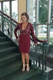 Omg.....did I get so many compliments on this dress. The material is perfect. It's NOT cheaply made it's AMAZING!!! - Iries G.