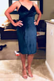 So this dress didn't flatter my body. Although it would have been very comfortable to wear, I wasn't feeling it - Rachelle W.