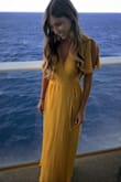 The color is so pretty. It's exactly the kind of dress I wanted. I normally am a size XS but lately at Lulus I've been having to get a size Small in dresses and reviews said this ran small. I don't see how. I probably could have gotten away with my normal size, but I'm just going to keep this size because I don't want to go through the hassle of returning and buying again. - Laci P.