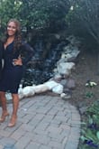 I purchased this dress for a wedding, the fit is amazing! I'm 5'3 127 lbs. I ordered a medium and this dress hugs my curves and it looks very classy. I received so many compliments on this dress, it's very comfortable....a great buy! - Idalia R.