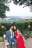 I received a ton of compliments on this dress at a wedding in Rome! The red pops and the dress flows perfectly in the wind and while walking. I would've gotten it hemmed if I had more time before the wedding. - Carly S.