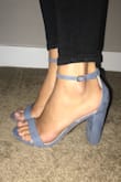 I bought a pair of these a few months ago and ordered a 1/2 size down because of reviews and they fit perfect. I did the same this time and I love them so much!! Not super comfy, but super cute!! Beauty is pain. - Rachel D.