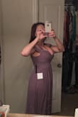 I love this dress...the dress fits extremely well..BUT due to being a larger breast size 34DDD my girls are spilling out so I am now looking for a bandeau too that will work well with the dress - Angelia C.